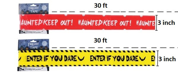 Warning Spooky Tape 30 ft