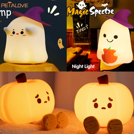 Ghost & Pumpkin Night Light